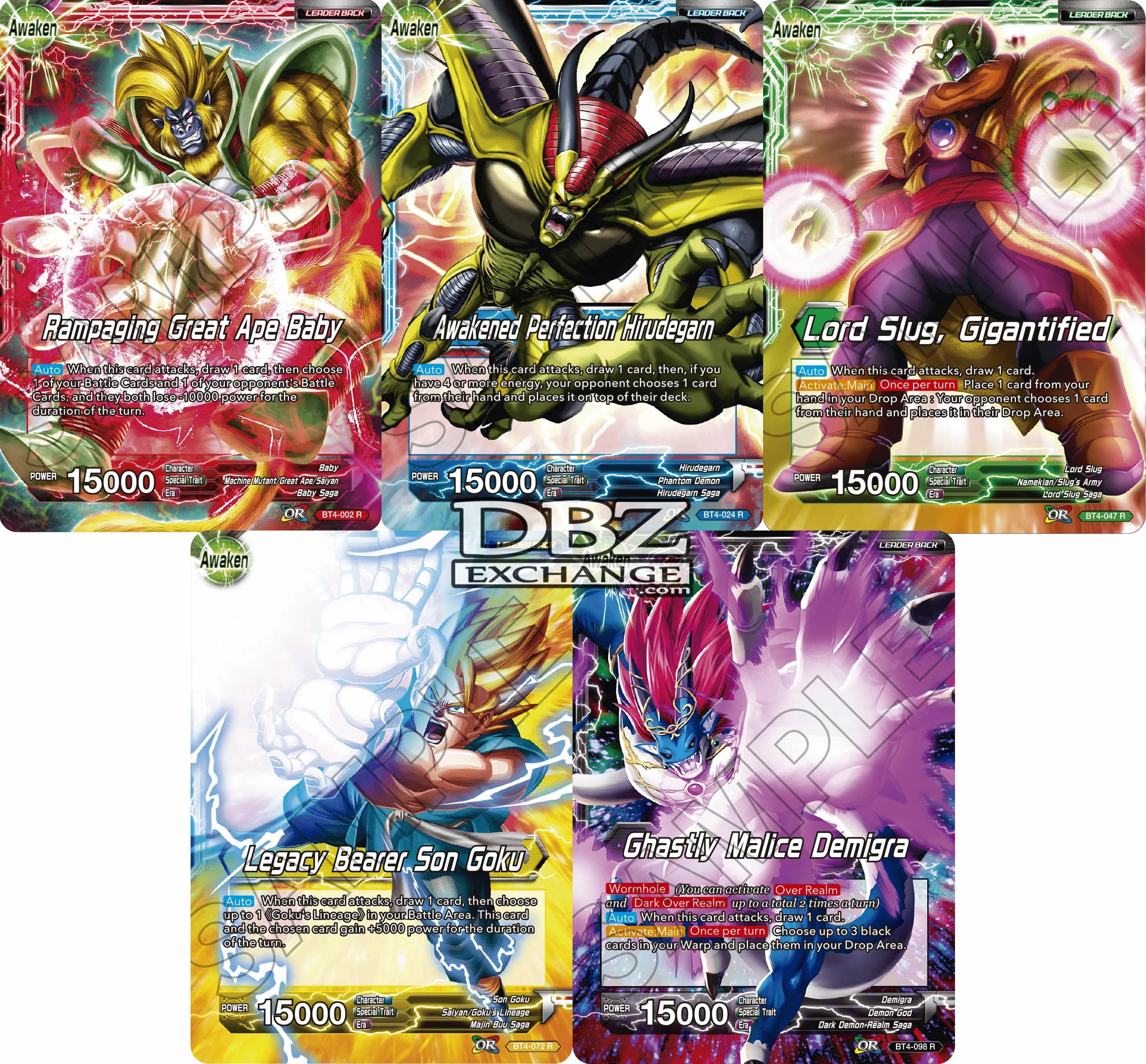 Leader Rare Set - Colossal Warfare (B04)
