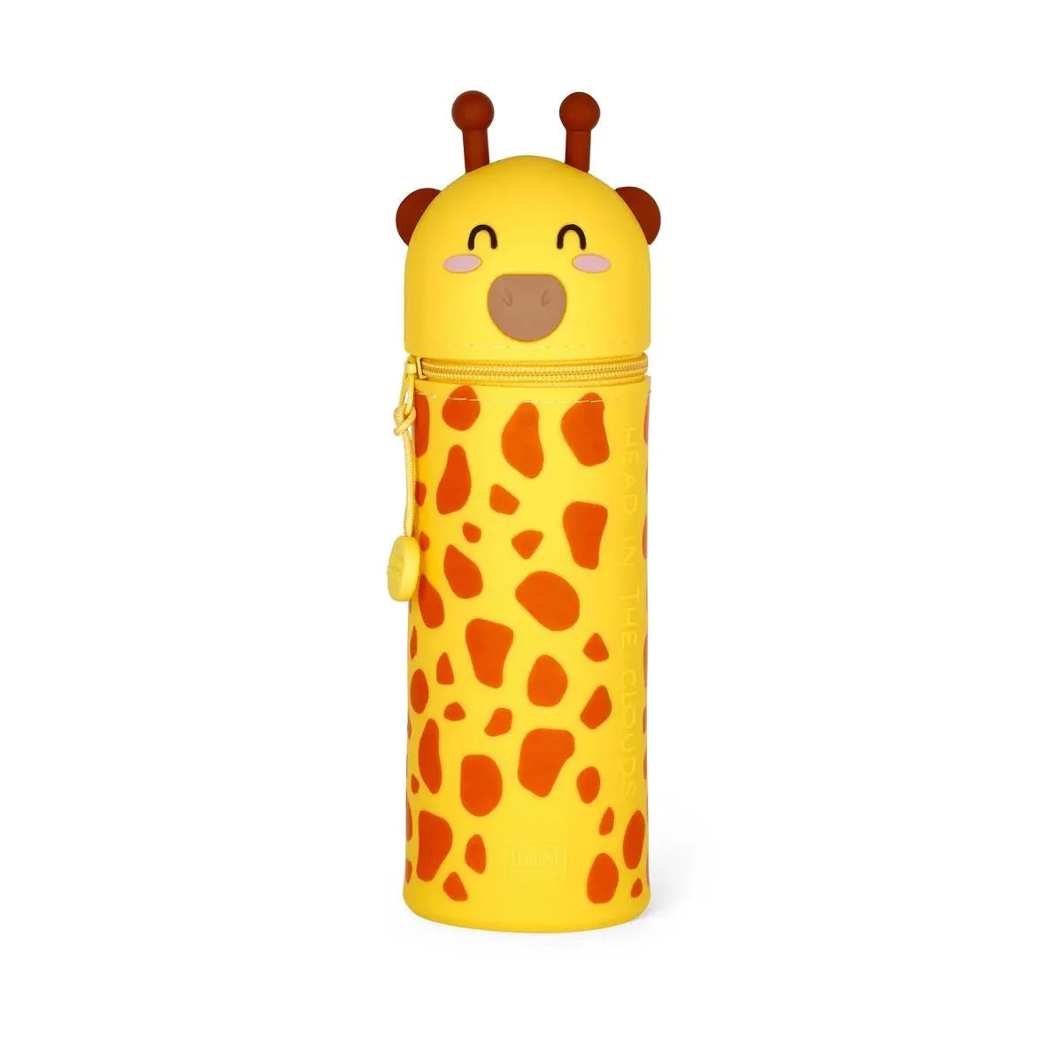 Legami Kawaii 2 in 1 Soft Silicone Pencil Case - Giraffe