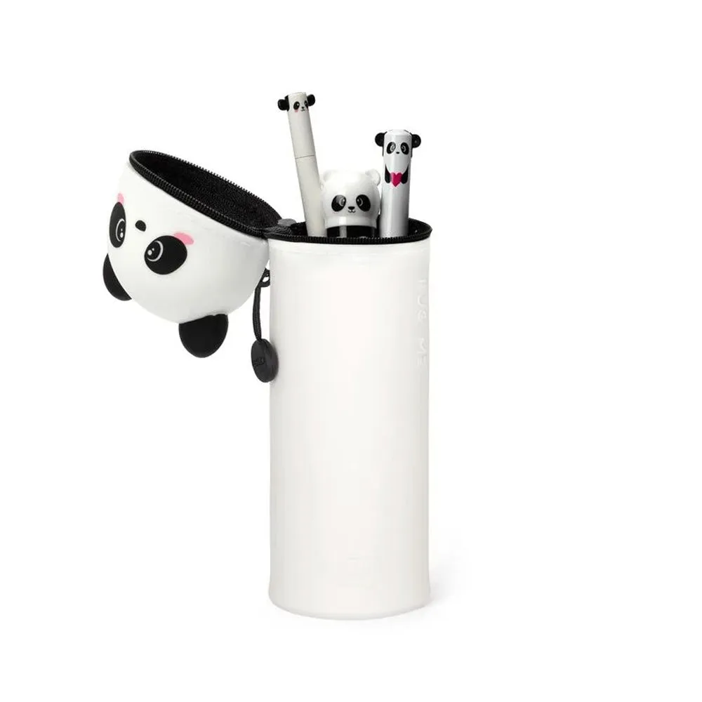Legami Kawaii 2-in-1 Soft Silicone Pencil Case Panda