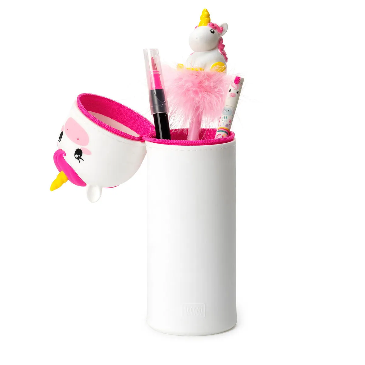 Legami Kawaii 2-In-1 Soft Silicone Pencil Case Unicorn