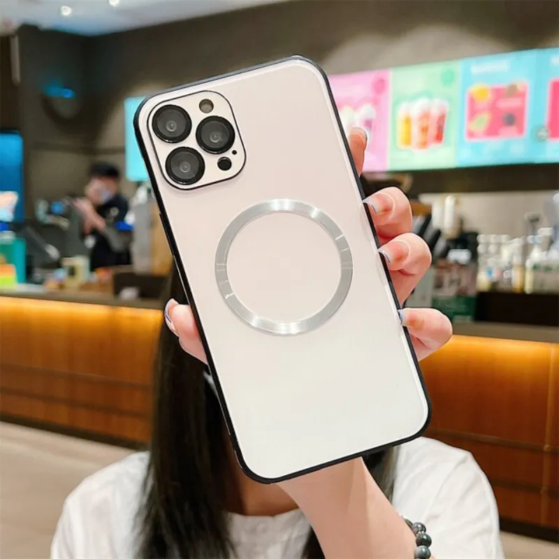 Magsafe Gradient Shockproof Soft Phone Case For iPhone