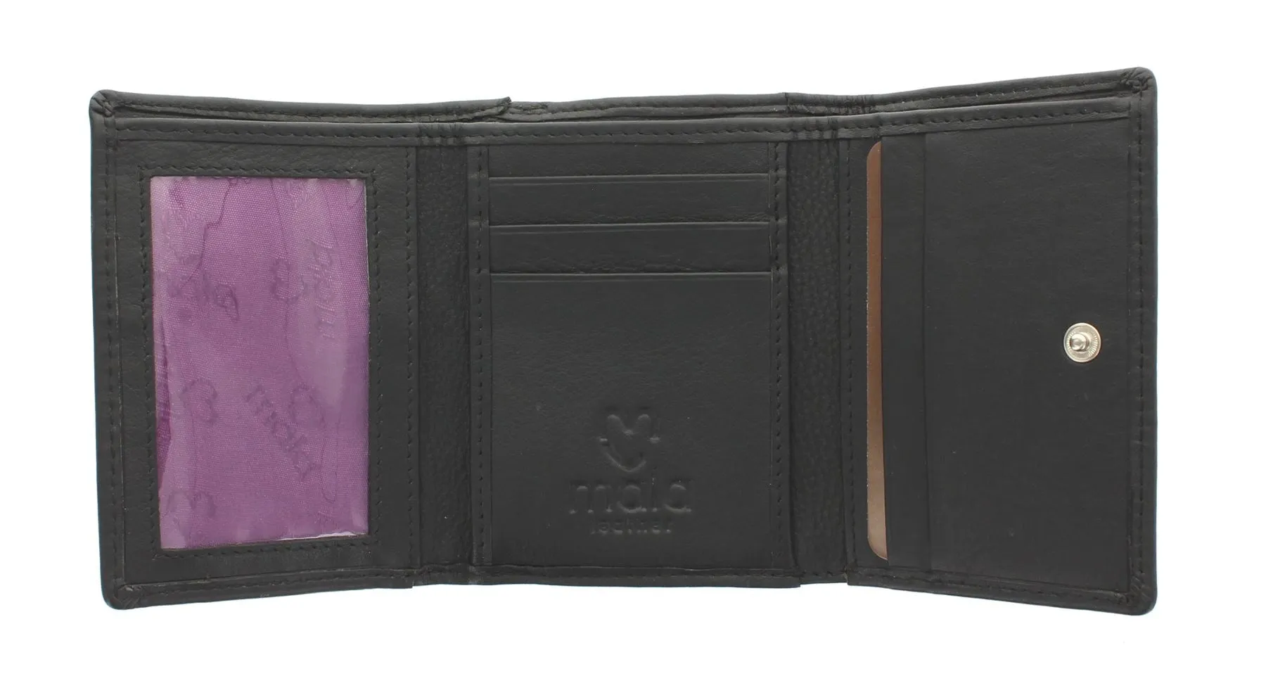Mala Leather ORIGIN Collection Compact Leather Purse With RFID Protection 3273_5