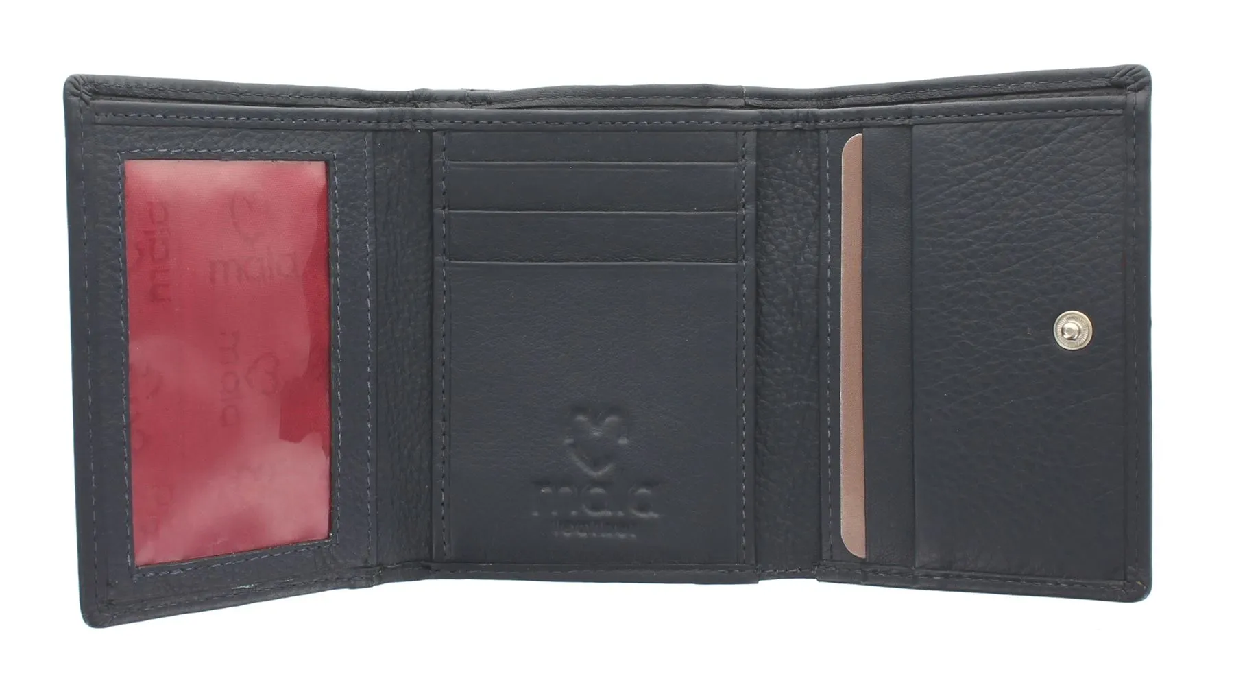 Mala Leather ORIGIN Collection Compact Leather Purse With RFID Protection 3273_5