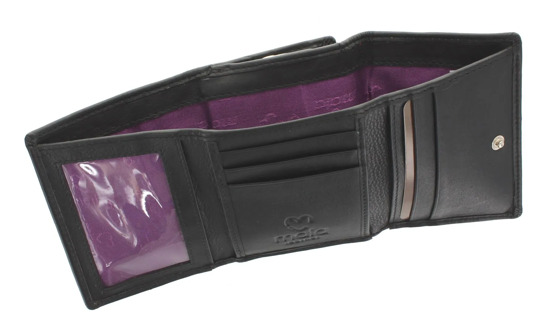 Mala Leather ORIGIN Collection Compact Leather Purse With RFID Protection 3273_5
