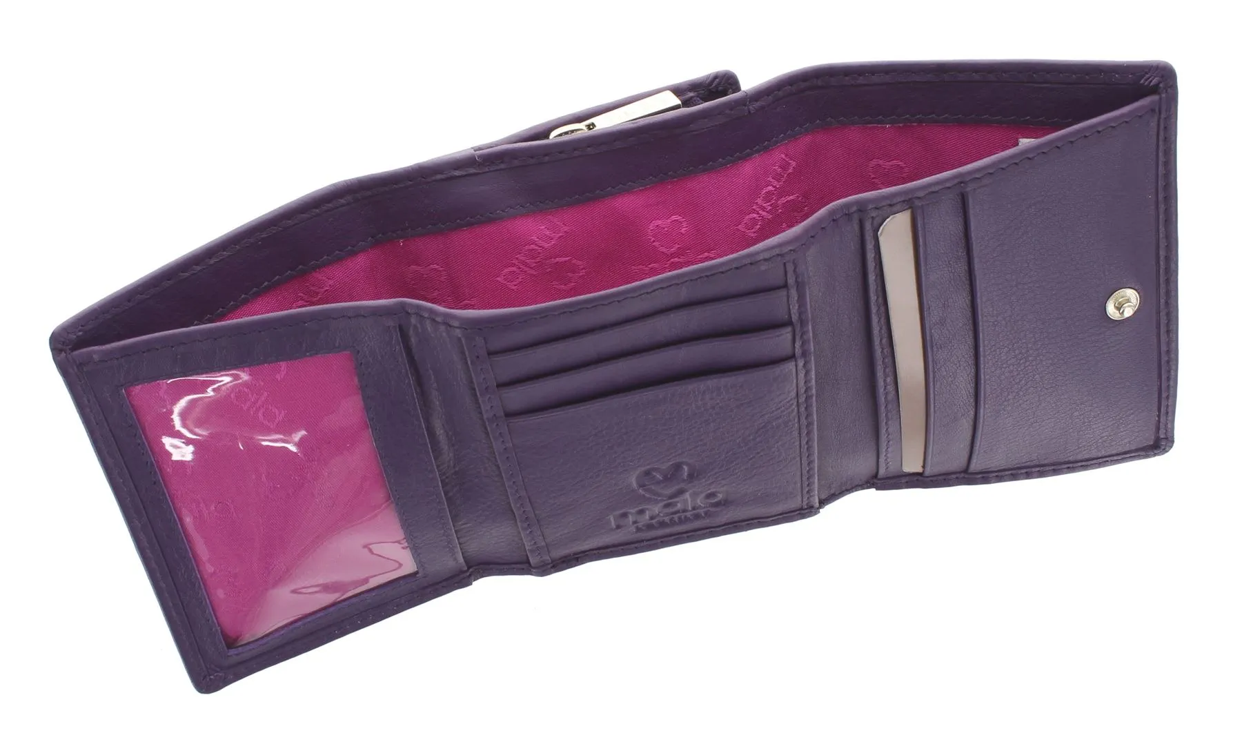 Mala Leather ORIGIN Collection Compact Leather Purse With RFID Protection 3273_5