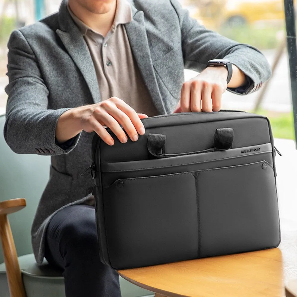 Mark Ryden - Universal 15" laptop / MacBook / notebook bag made of Oxford material with outer compartment   shoulder strap (splash-proof) - Black