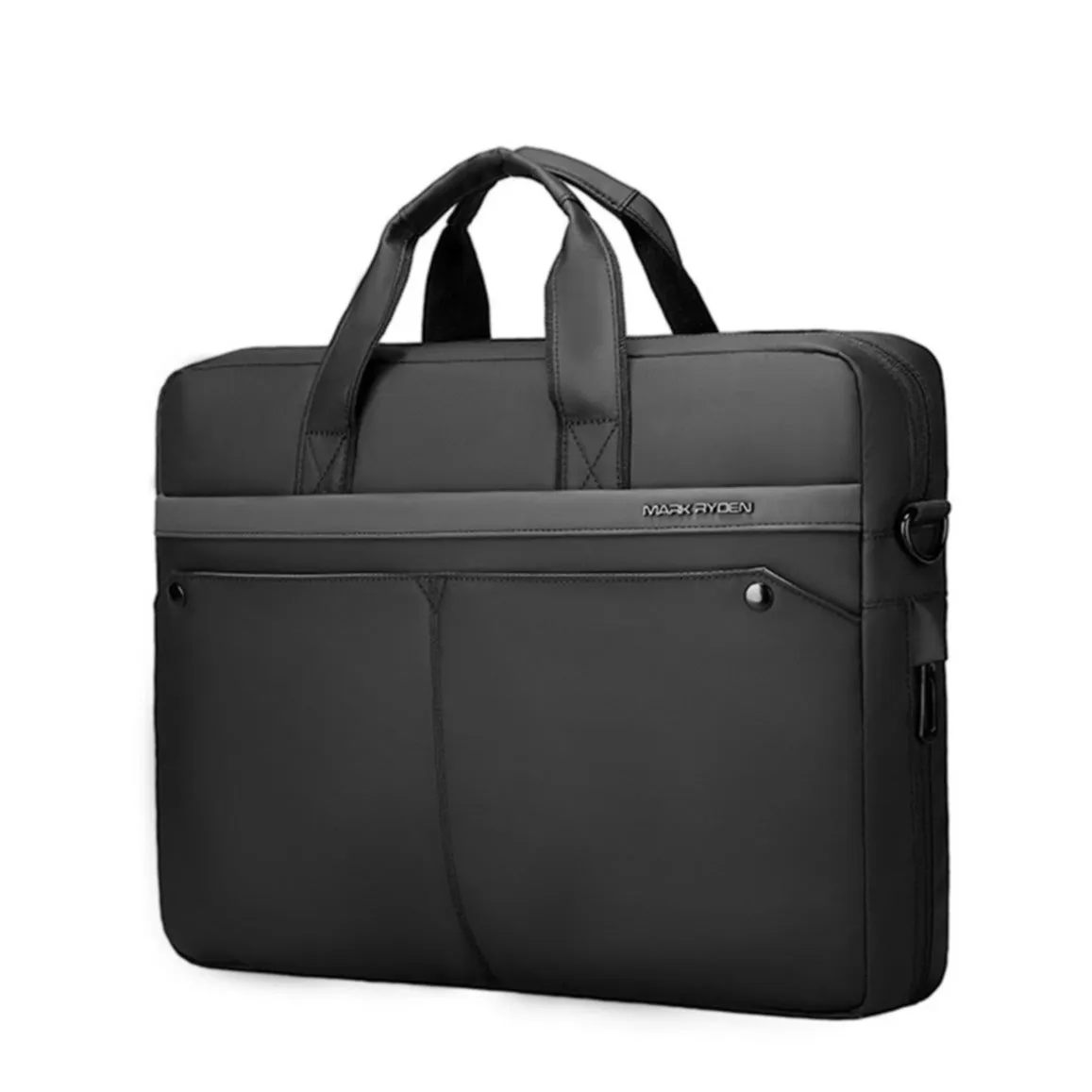 Mark Ryden - Universal 15" laptop / MacBook / notebook bag made of Oxford material with outer compartment   shoulder strap (splash-proof) - Black