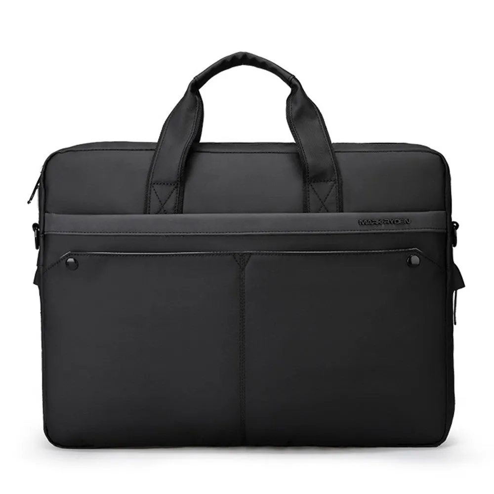 Mark Ryden - Universal 15" laptop / MacBook / notebook bag made of Oxford material with outer compartment   shoulder strap (splash-proof) - Black