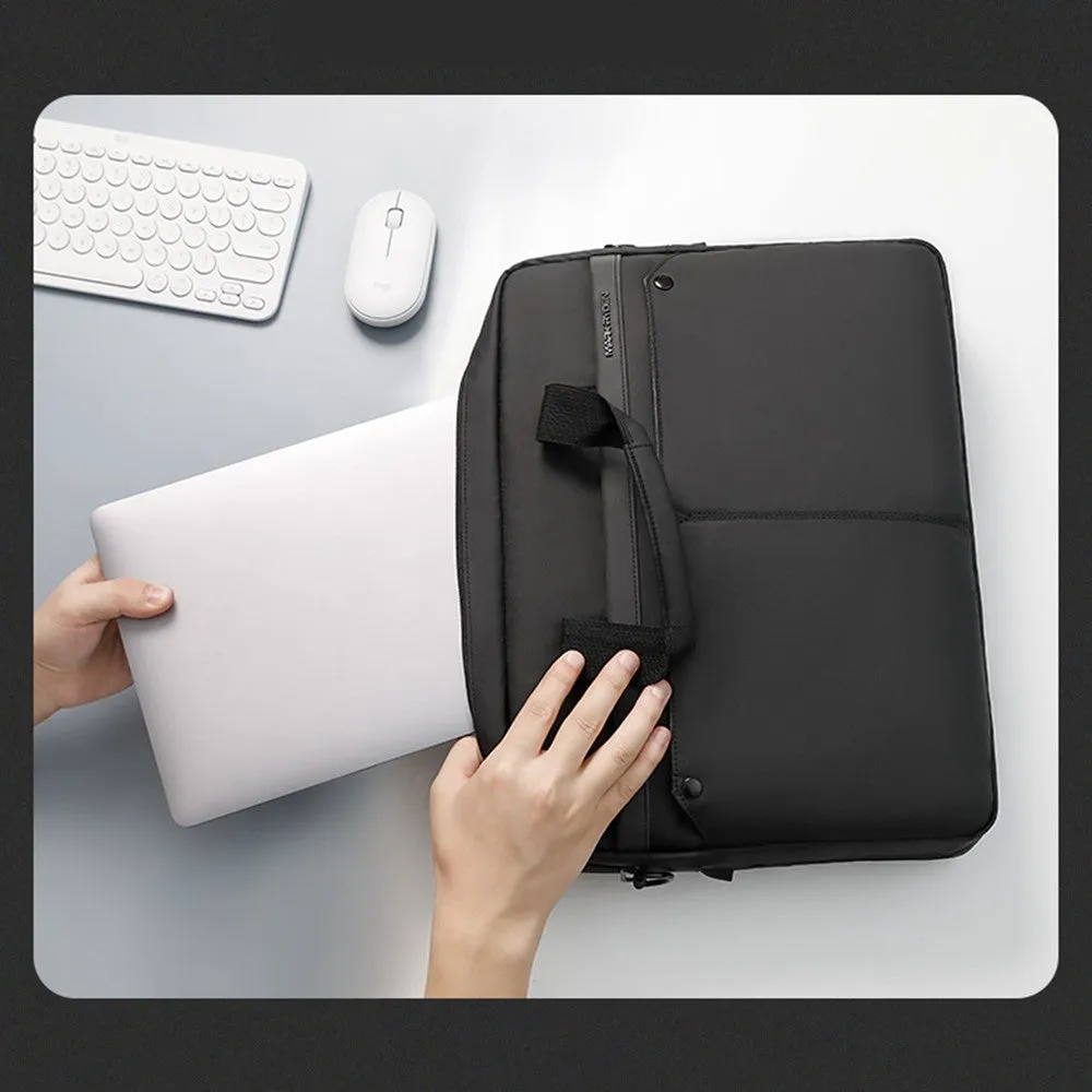 Mark Ryden - Universal 15" laptop / MacBook / notebook bag made of Oxford material with outer compartment   shoulder strap (splash-proof) - Black