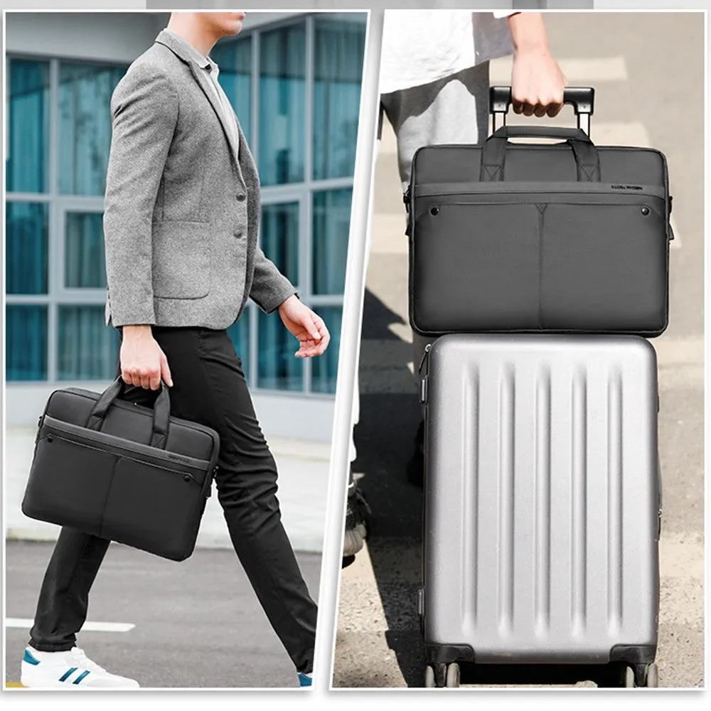Mark Ryden - Universal 15" laptop / MacBook / notebook bag made of Oxford material with outer compartment   shoulder strap (splash-proof) - Black