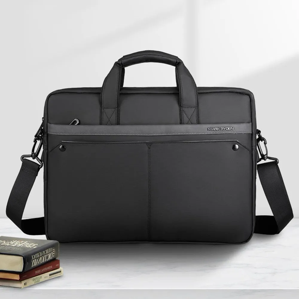 Mark Ryden - Universal 15" laptop / MacBook / notebook bag made of Oxford material with outer compartment   shoulder strap (splash-proof) - Black