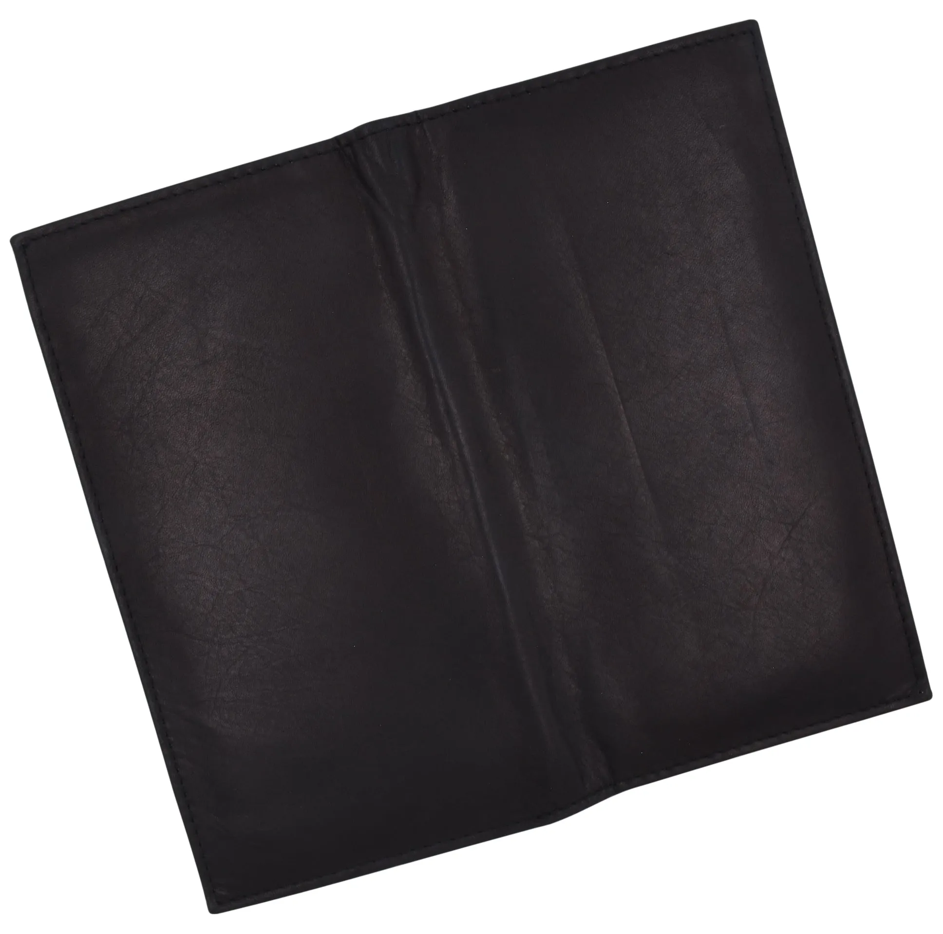 Marshal Men's Leather Long Wallet Pockets ID Card Clutch Bifold Purse