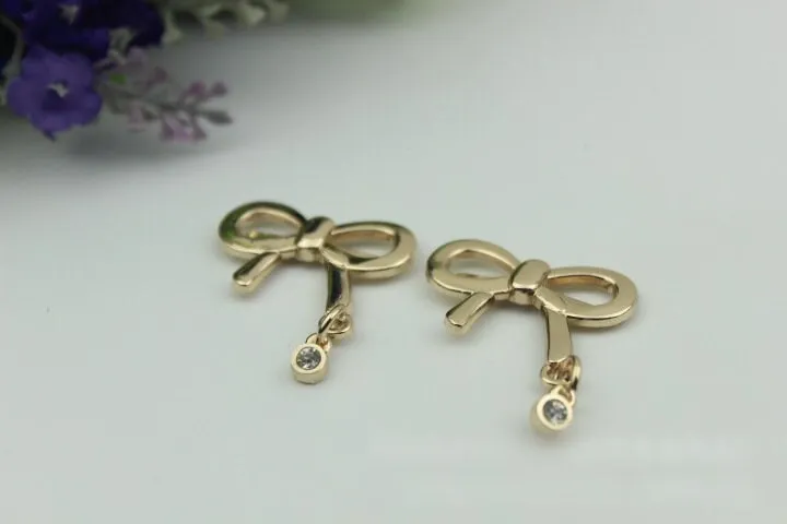 Metal Purse Label 1 1/8" 30mm Charm Tag Decoration Supply Heavy Duty Handbag Bag Making Replacement Hardware Wholesale Bulk