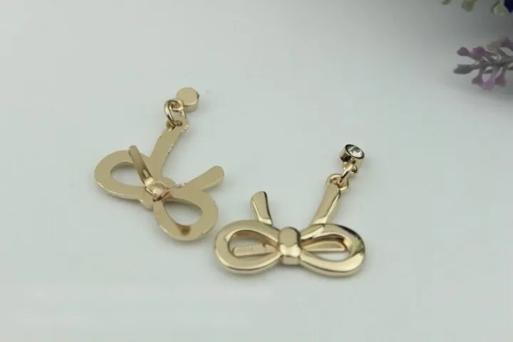 Metal Purse Label 1 1/8" 30mm Charm Tag Decoration Supply Heavy Duty Handbag Bag Making Replacement Hardware Wholesale Bulk
