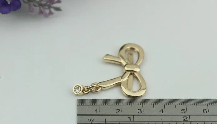 Metal Purse Label 1 1/8" 30mm Charm Tag Decoration Supply Heavy Duty Handbag Bag Making Replacement Hardware Wholesale Bulk