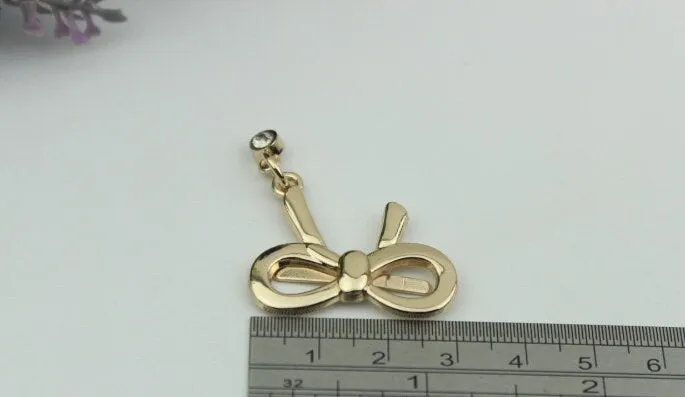 Metal Purse Label 1 1/8" 30mm Charm Tag Decoration Supply Heavy Duty Handbag Bag Making Replacement Hardware Wholesale Bulk