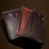 Minimalist Bi-Fold Money Clip Leather Wallets-USA Made