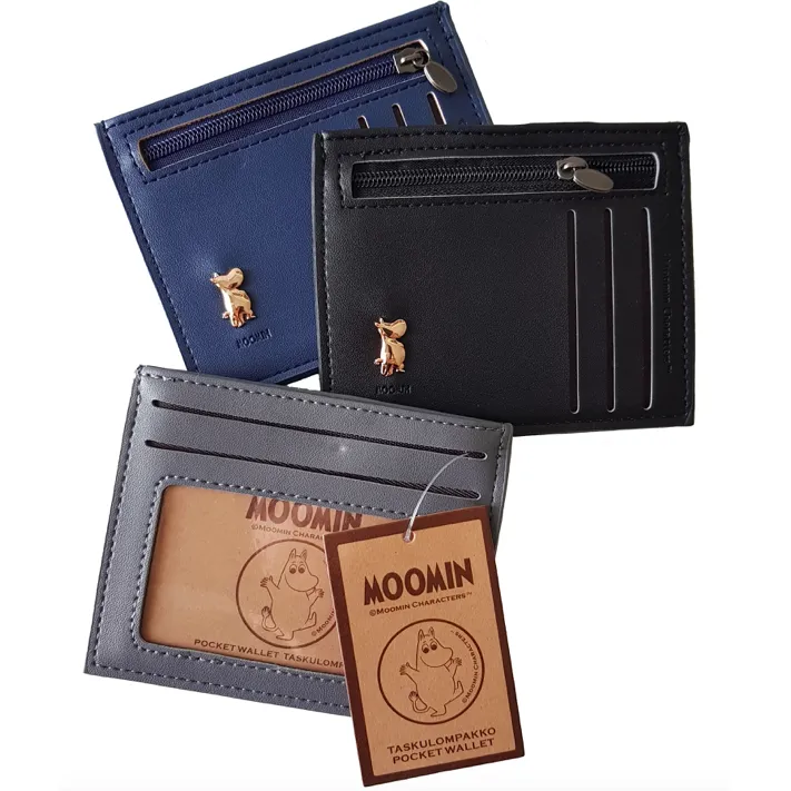Moomin Pocket Wallet Black