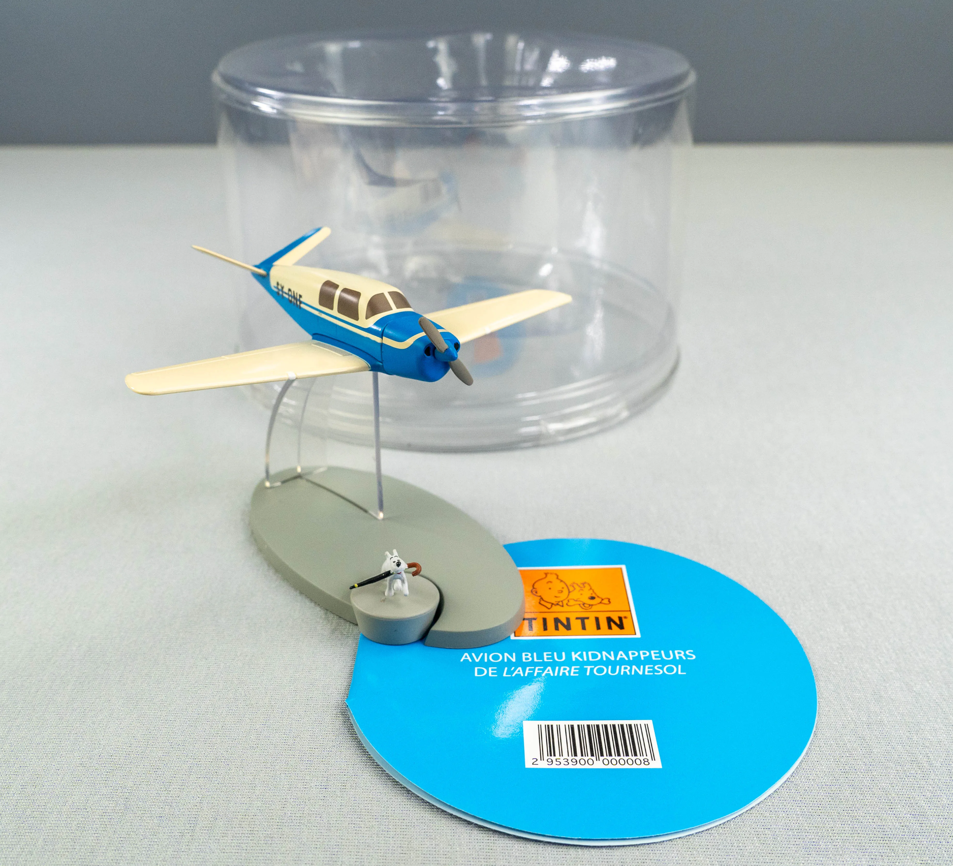 MOULINSART TINTIN AVION 29539 Kidnapper Plane Calculus Affair Hachette Model #19