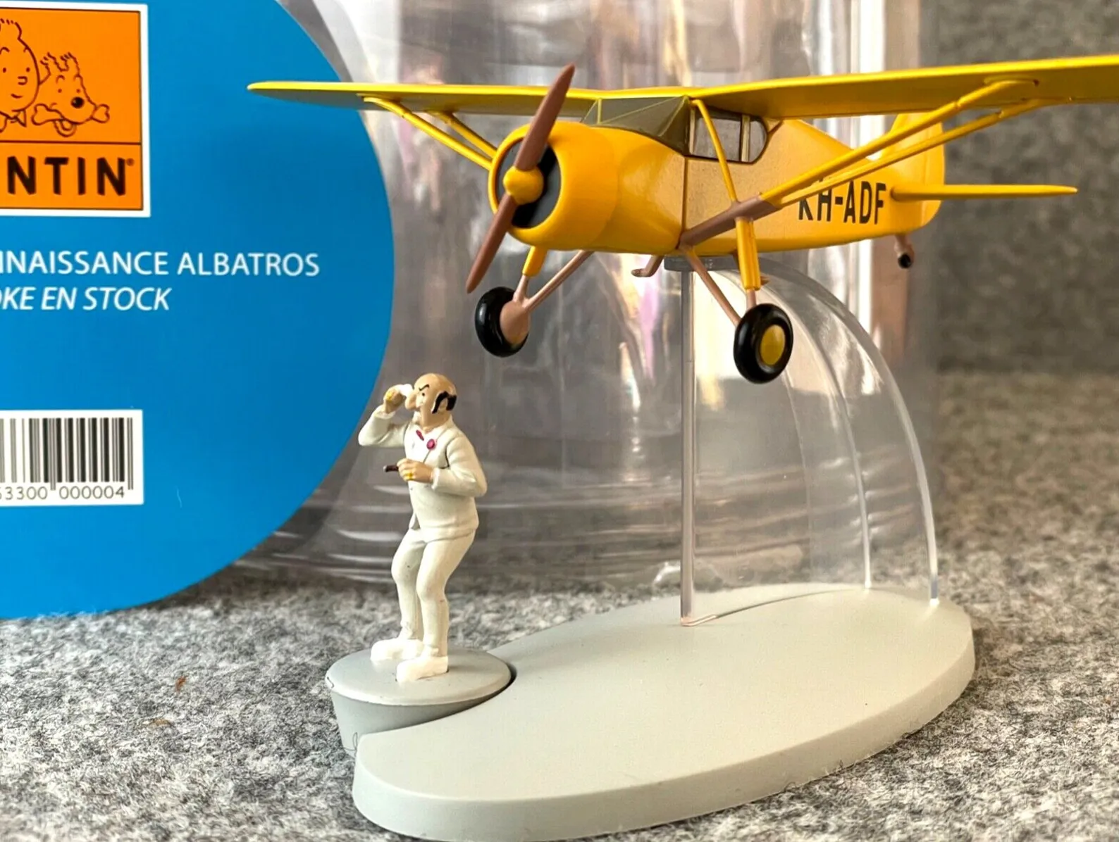 MOULINSART TINTIN Plane 29533 Albatros Recon: Red Sea Sharks Hachette Avion #13