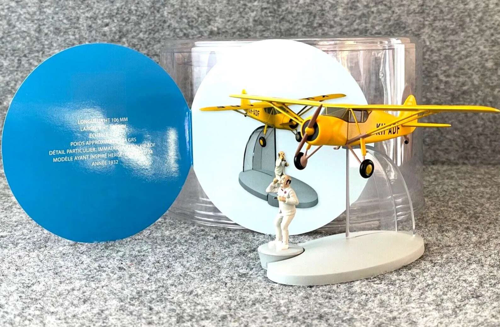 MOULINSART TINTIN Plane 29533 Albatros Recon: Red Sea Sharks Hachette Avion #13