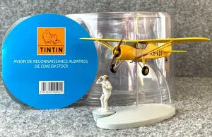 MOULINSART TINTIN Plane 29533 Albatros Recon: Red Sea Sharks Hachette Avion #13