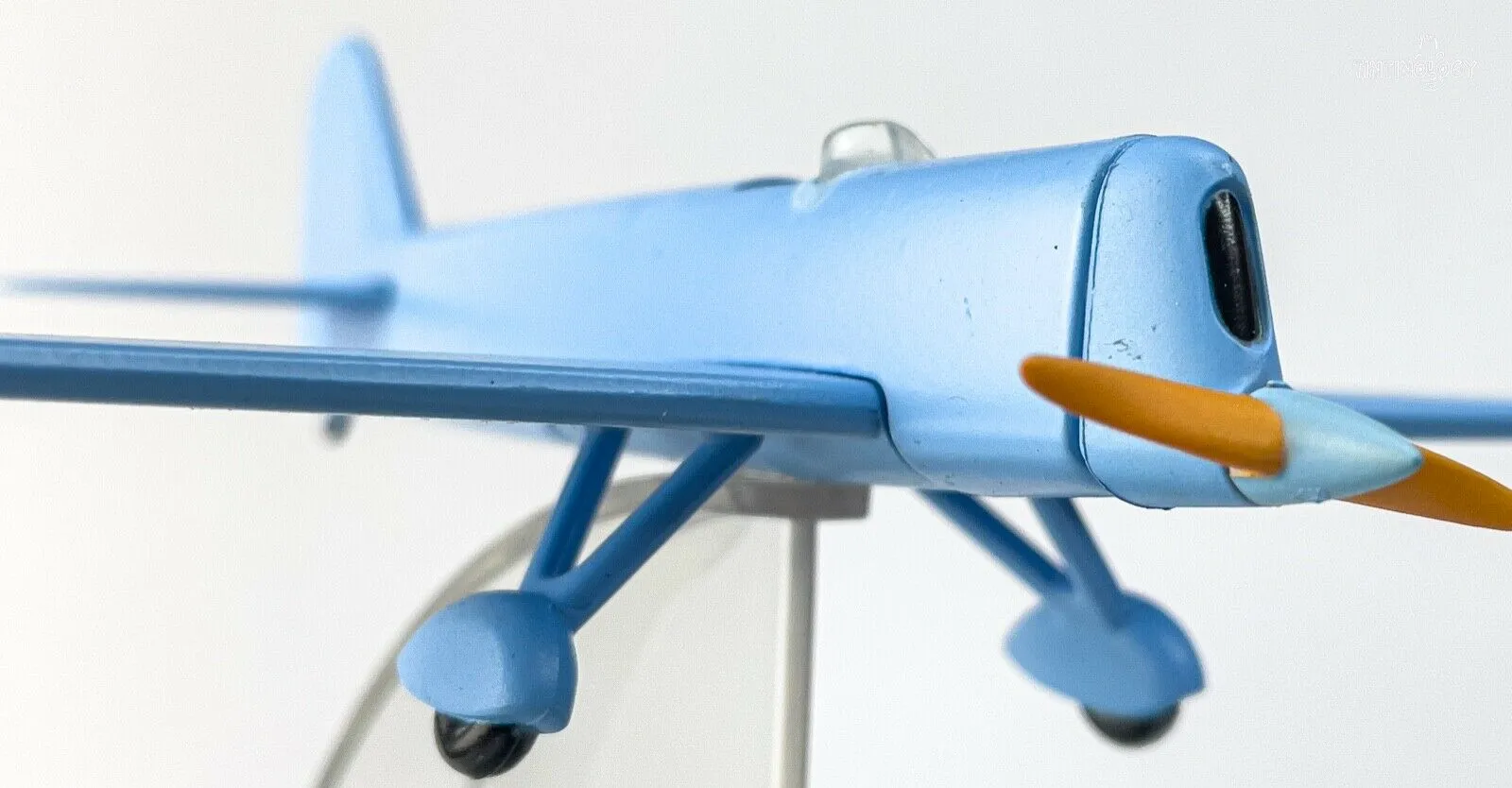 MOULINSART TINTIN PLANE 29563 Blue Plane: Jo Zette & Jocko Model Avion #43