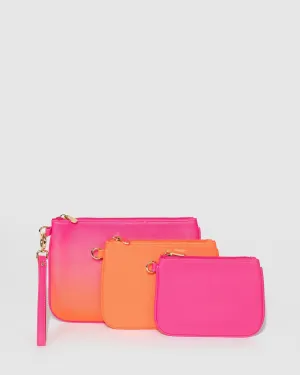 Multi Colour Modular Purse Set