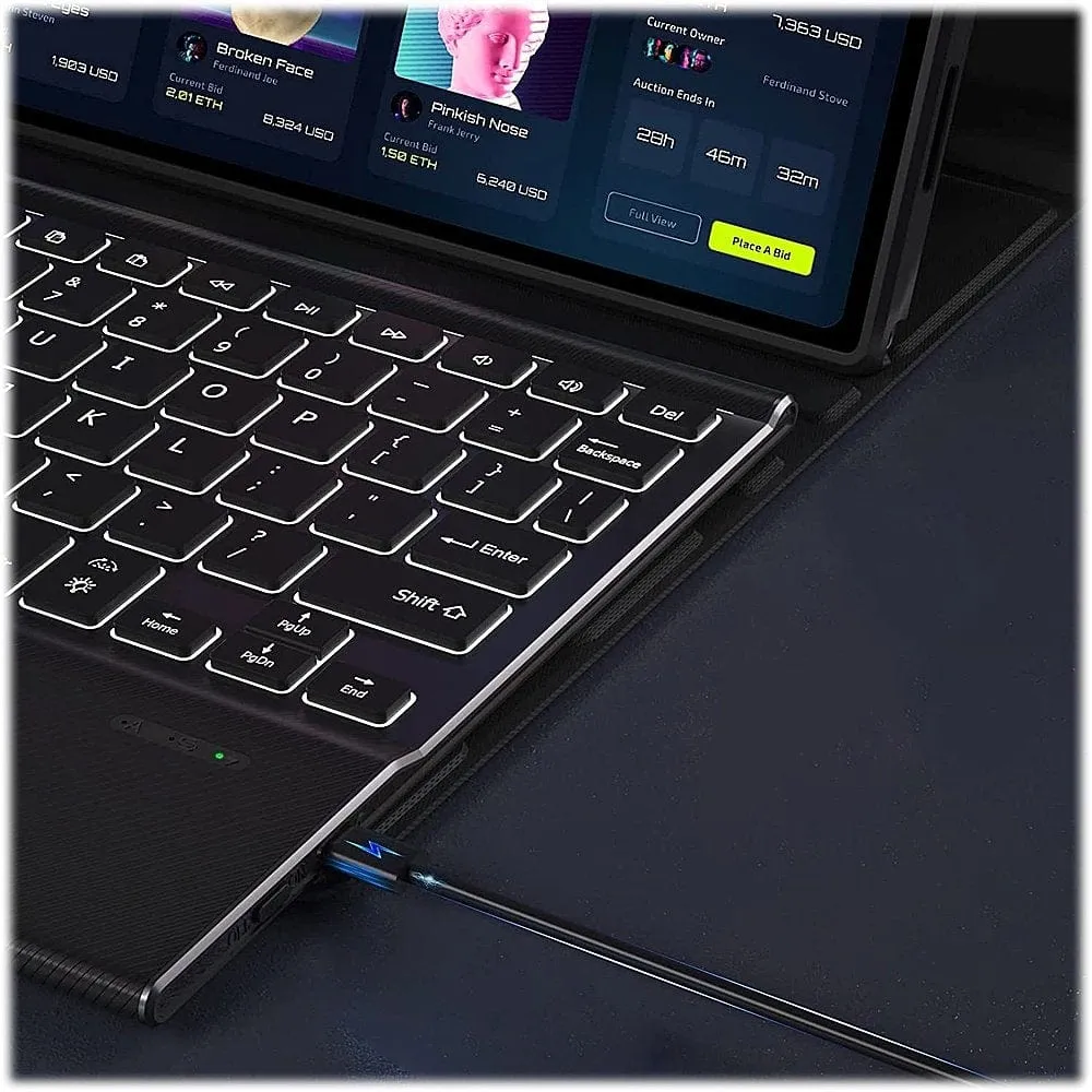 Navigate Series Keyboard Folio Case - Galaxy Tab S9  and Tab S9  FE