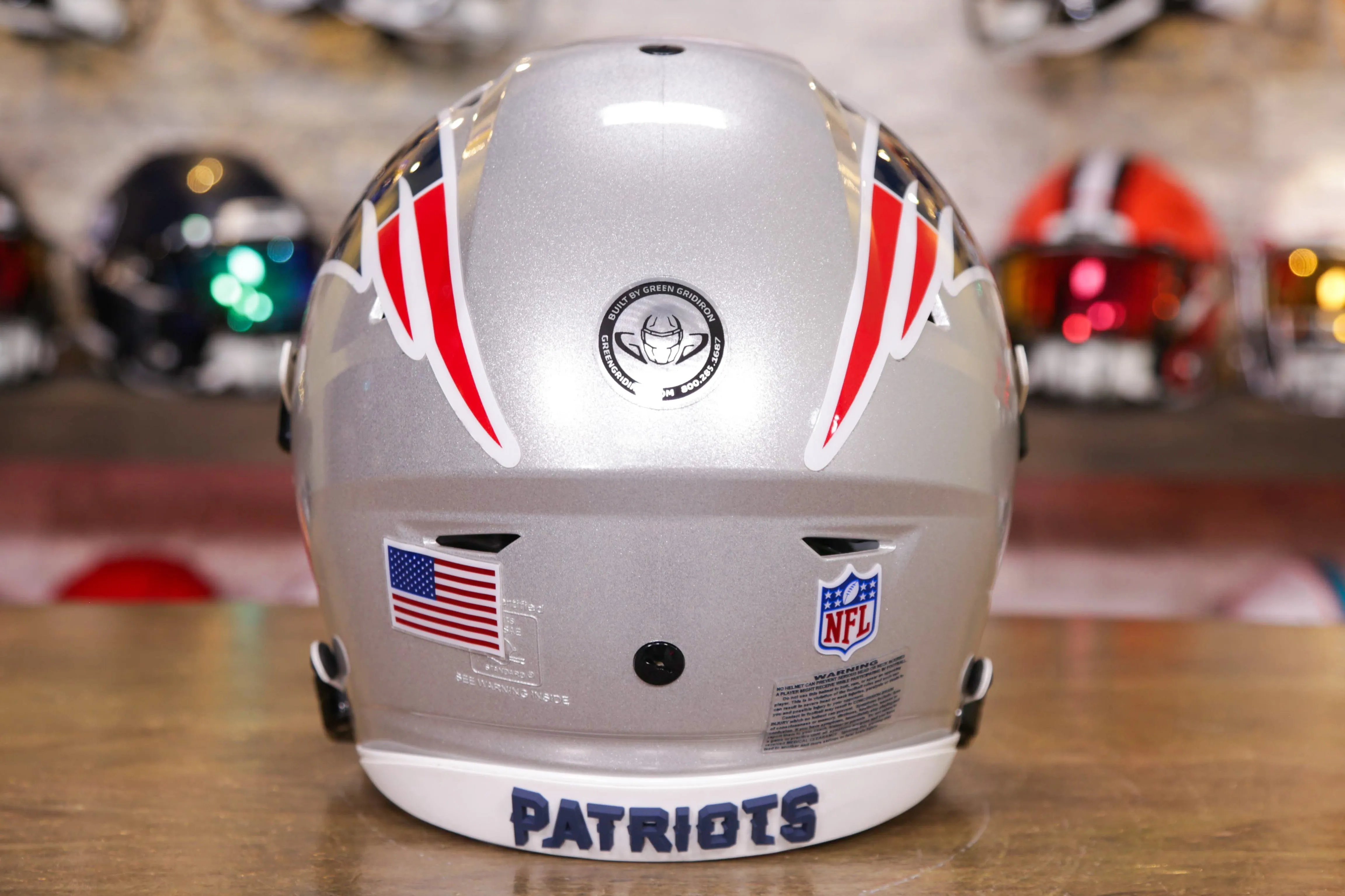 New England Patriots Riddell SpeedFlex Helmet - GG Edition 00368