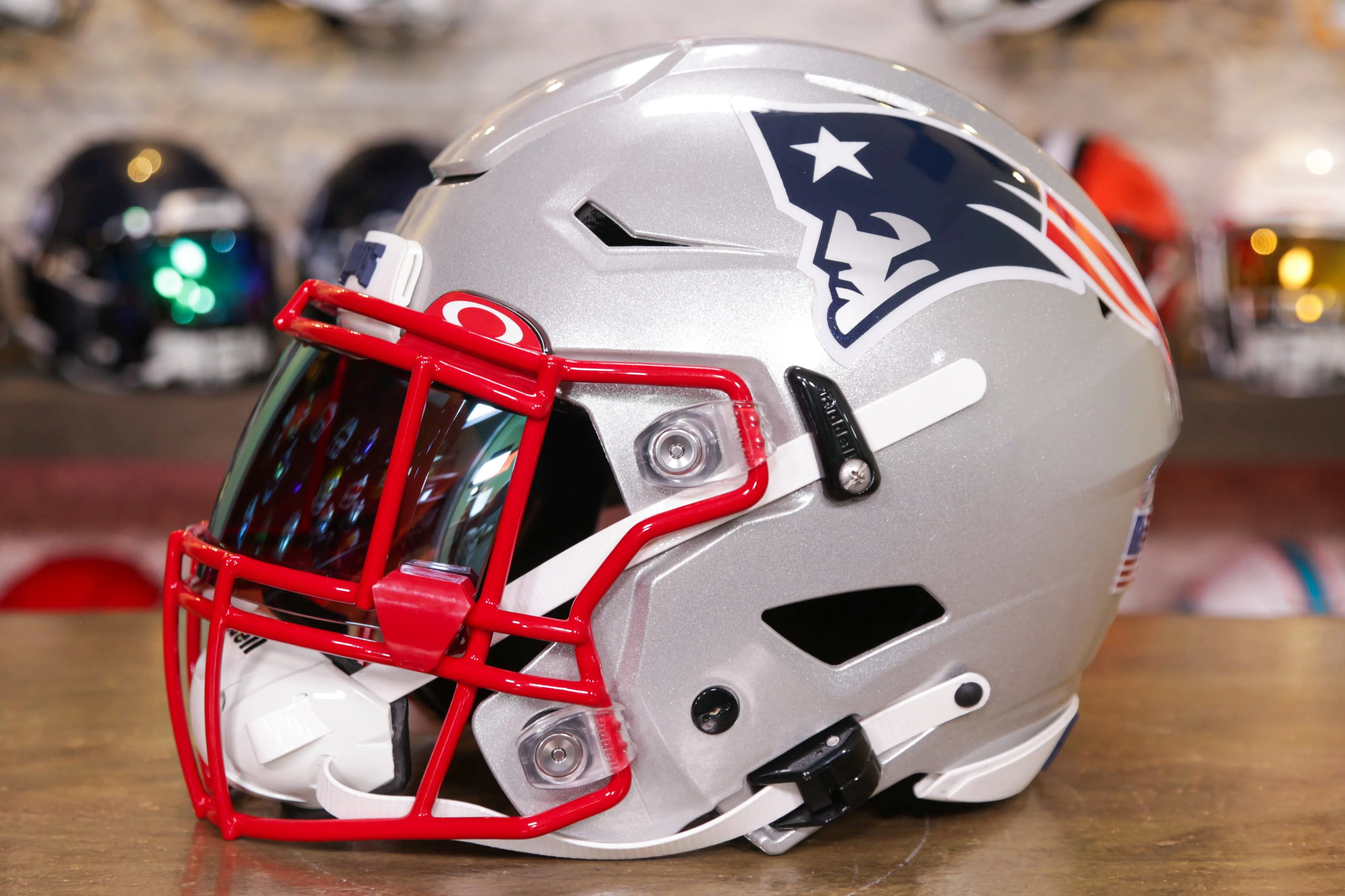 New England Patriots Riddell SpeedFlex Helmet - GG Edition 00368