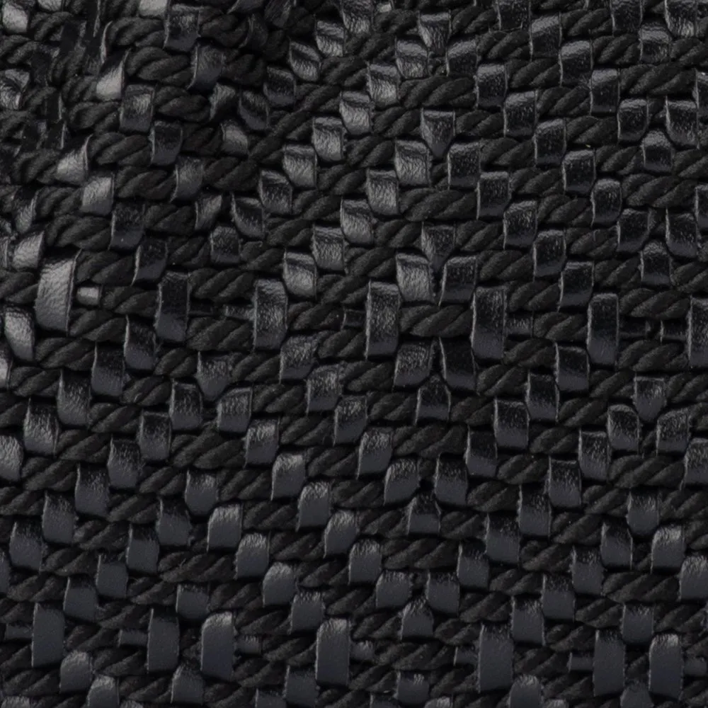 OB4805 MINKI GATHERED WOVEN CLUTCH