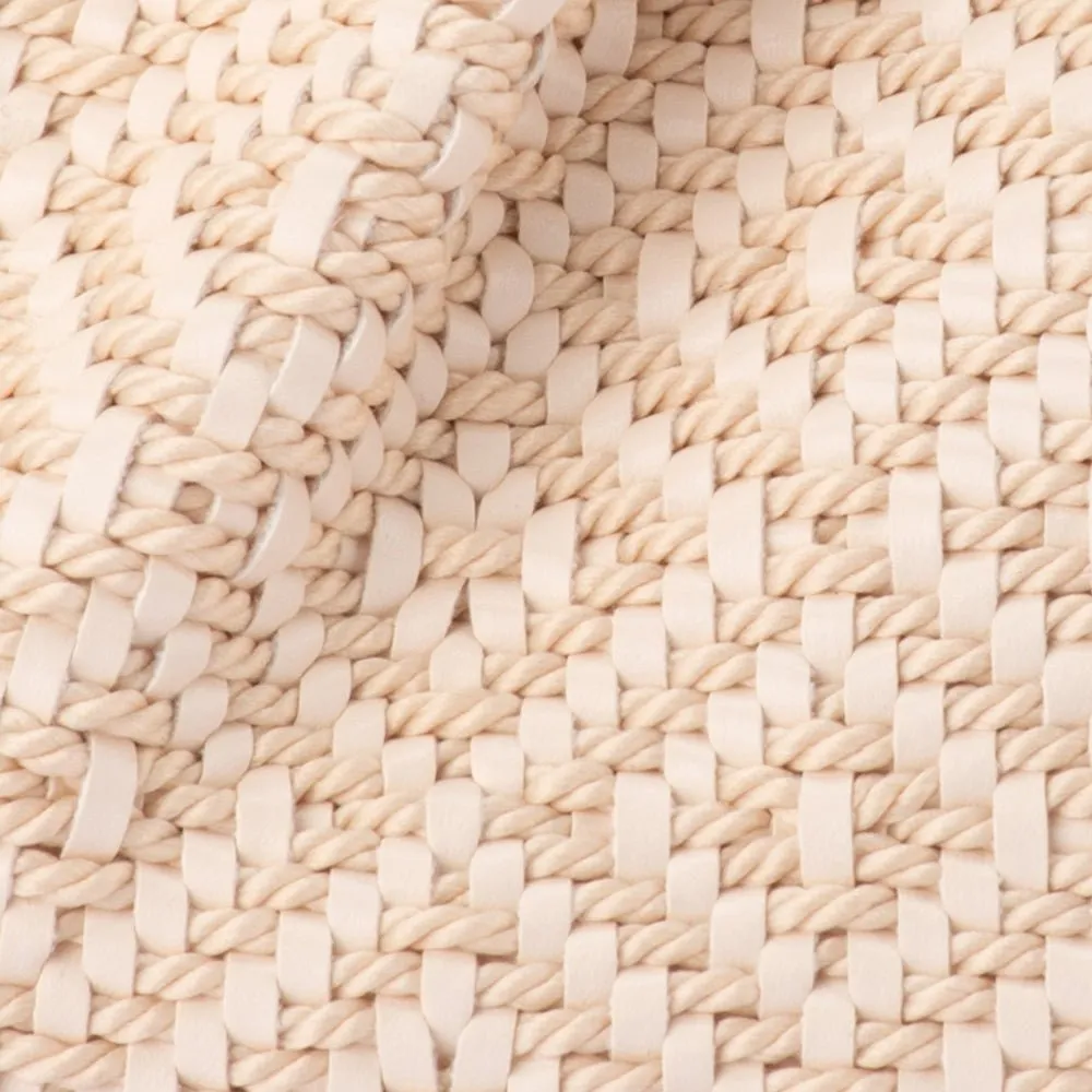OB4805 MINKI GATHERED WOVEN CLUTCH
