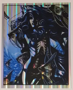 Obsidian 3 Suspension Foil HPM Silkscreen Print by Justin Anville