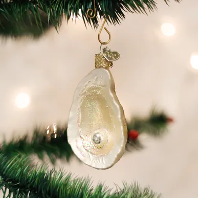 OWC Oyster With Pearl Ornament 12454