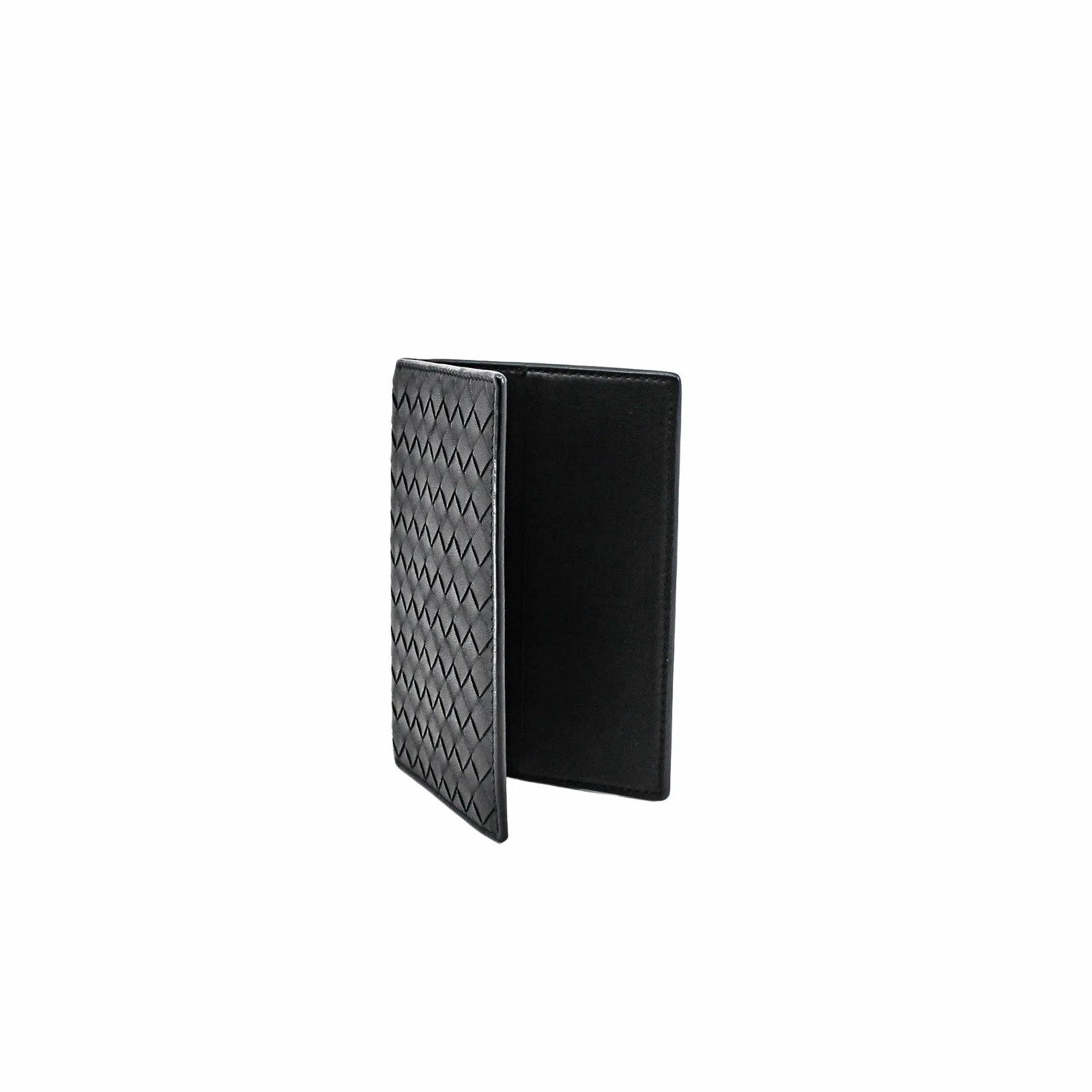 passport holder black