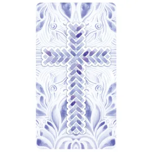 Patterned Cross Communion Money Card