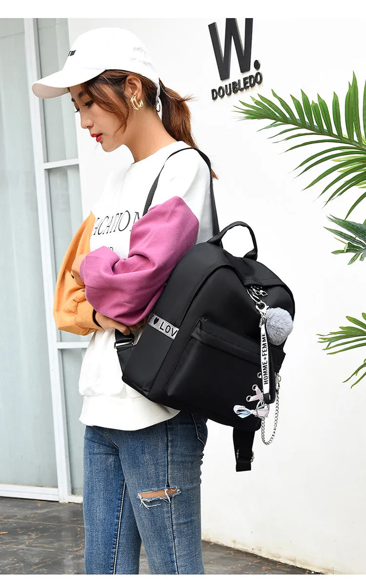 Paziye Simple Soft Japanese Style Backpack