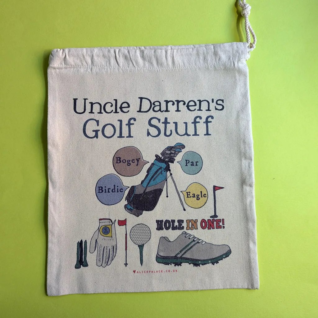 Personalised Golf Sack