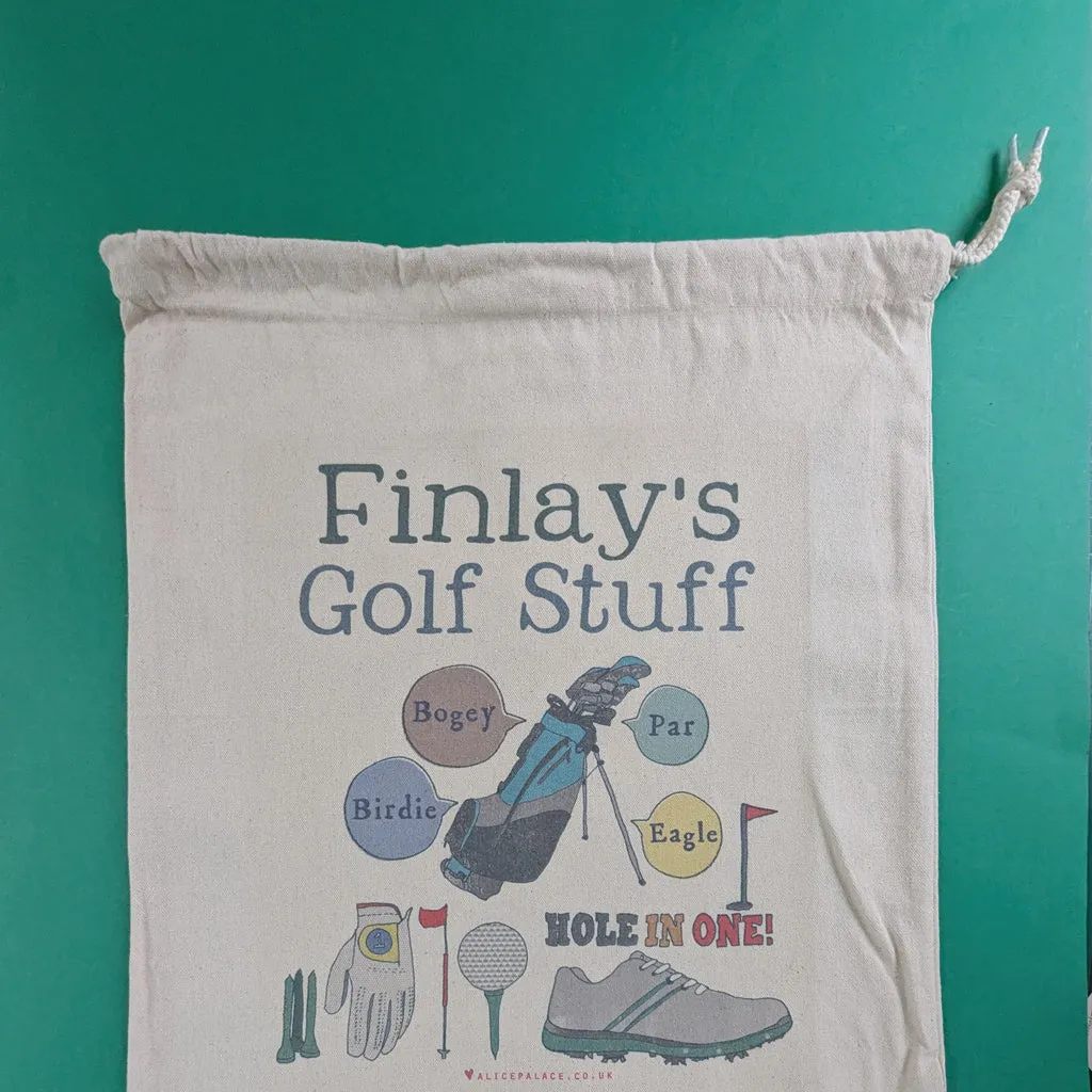 Personalised Golf Sack