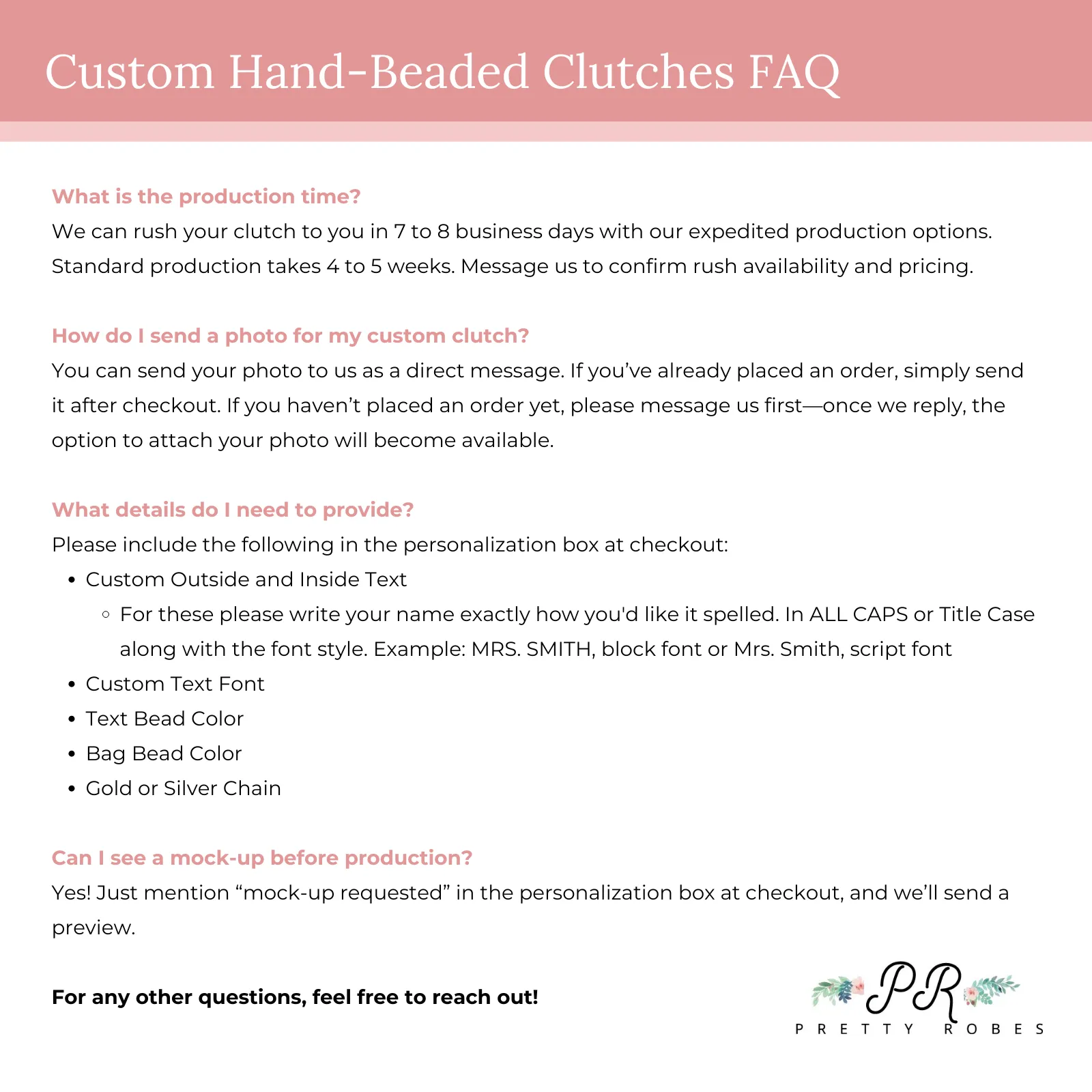 Personalized Best Friend Clutch (ENV)