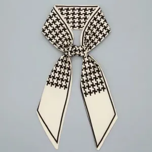Polka Dot Scarf - Black