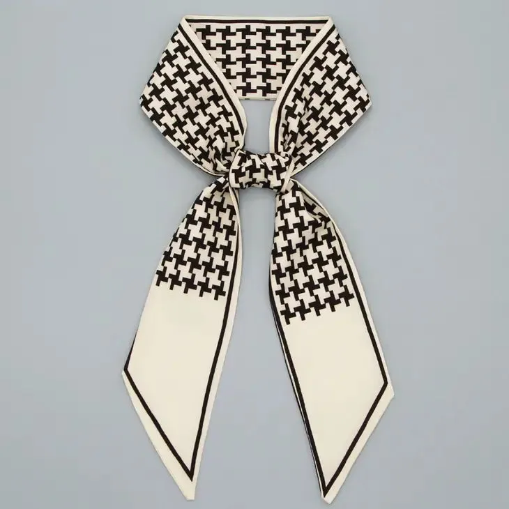Polka Dot Scarf - Black
