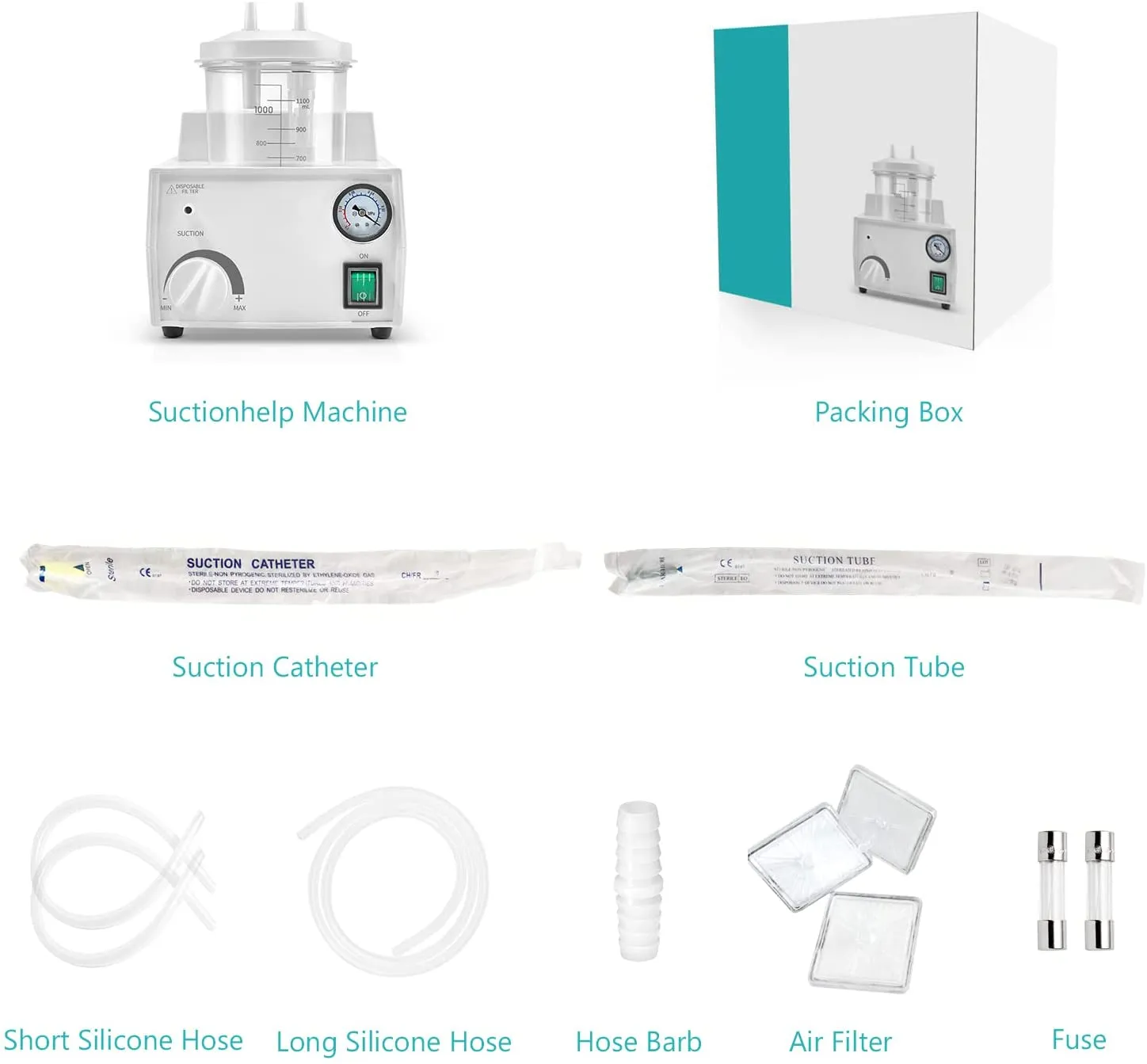 Portable Sꭒ𝚌tion Machine, Oil-Free Sꭒ𝚌tion Help Device for Elderly Adult Child