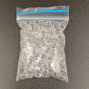 "Clear Ruby" - 4mm or 5mm Corundum Balls 50 or 100