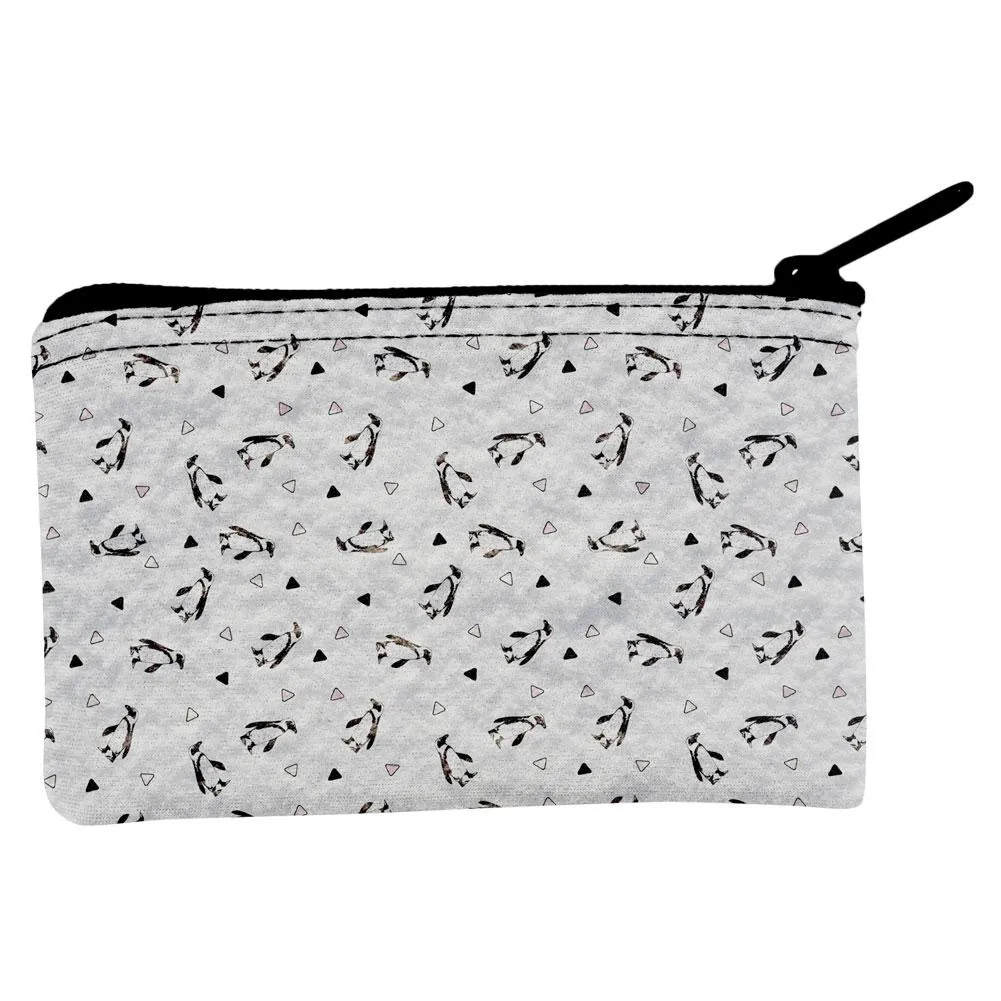 Retro Penguin Pattern Coin Purse