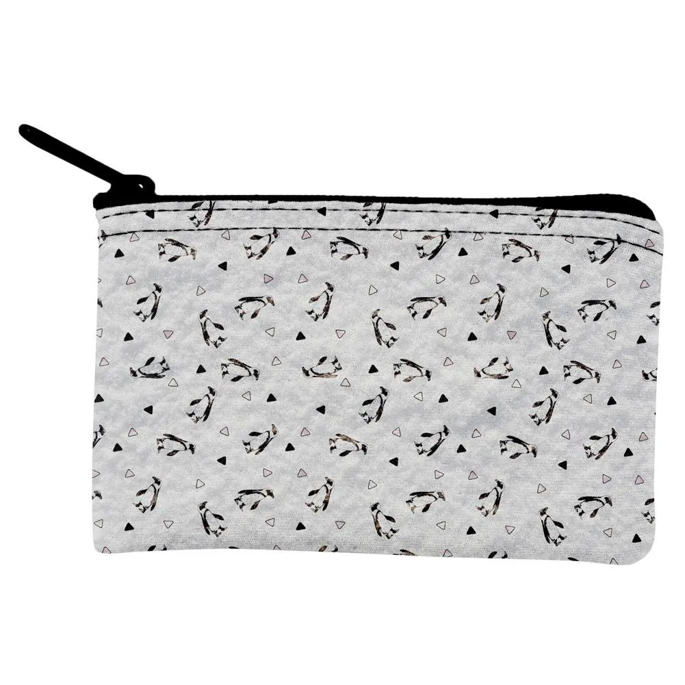 Retro Penguin Pattern Coin Purse