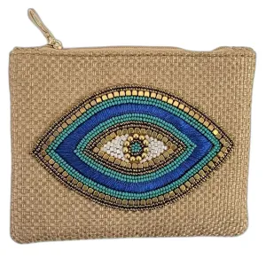 RKID Evil Eye Beaded Pouch