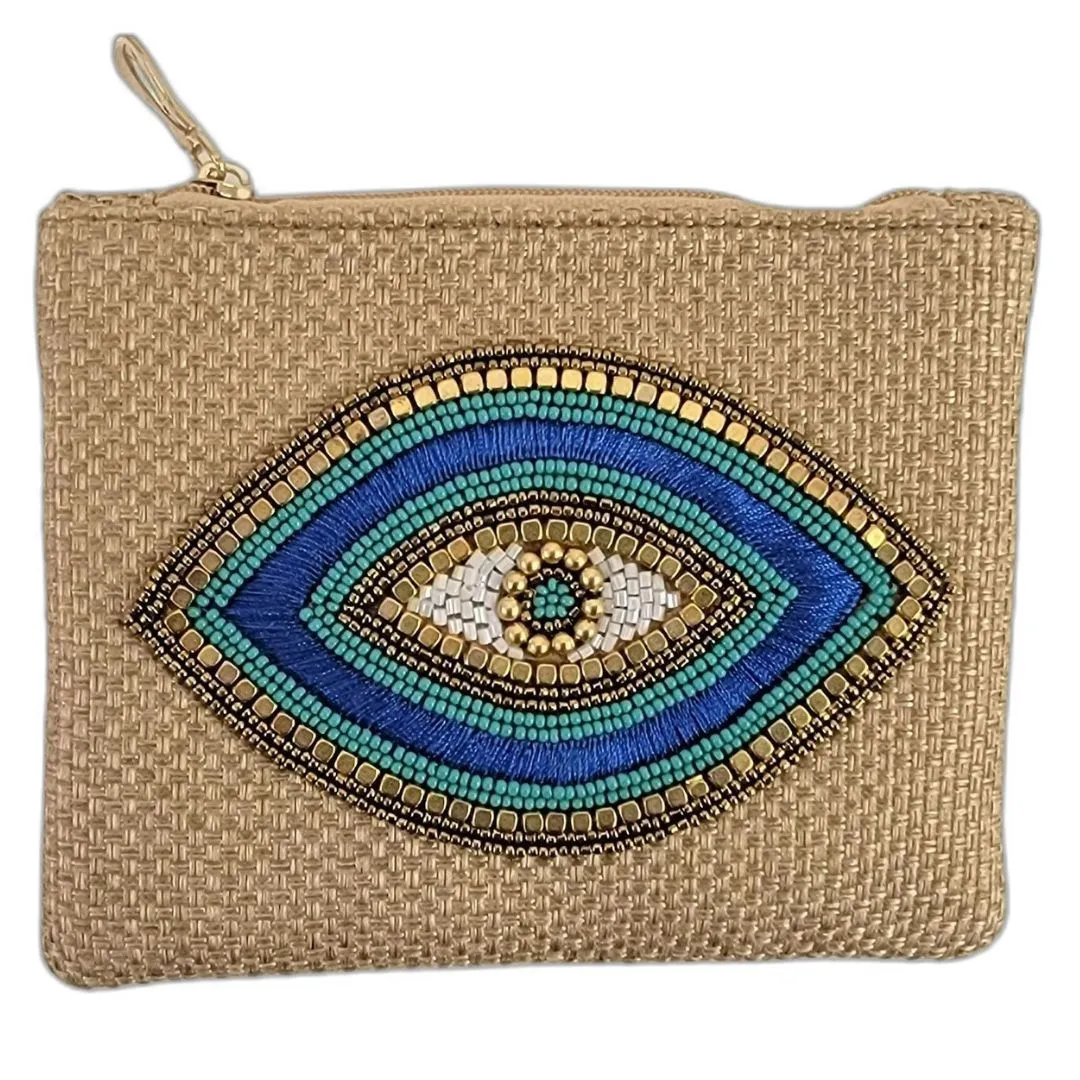 RKID Evil Eye Beaded Pouch