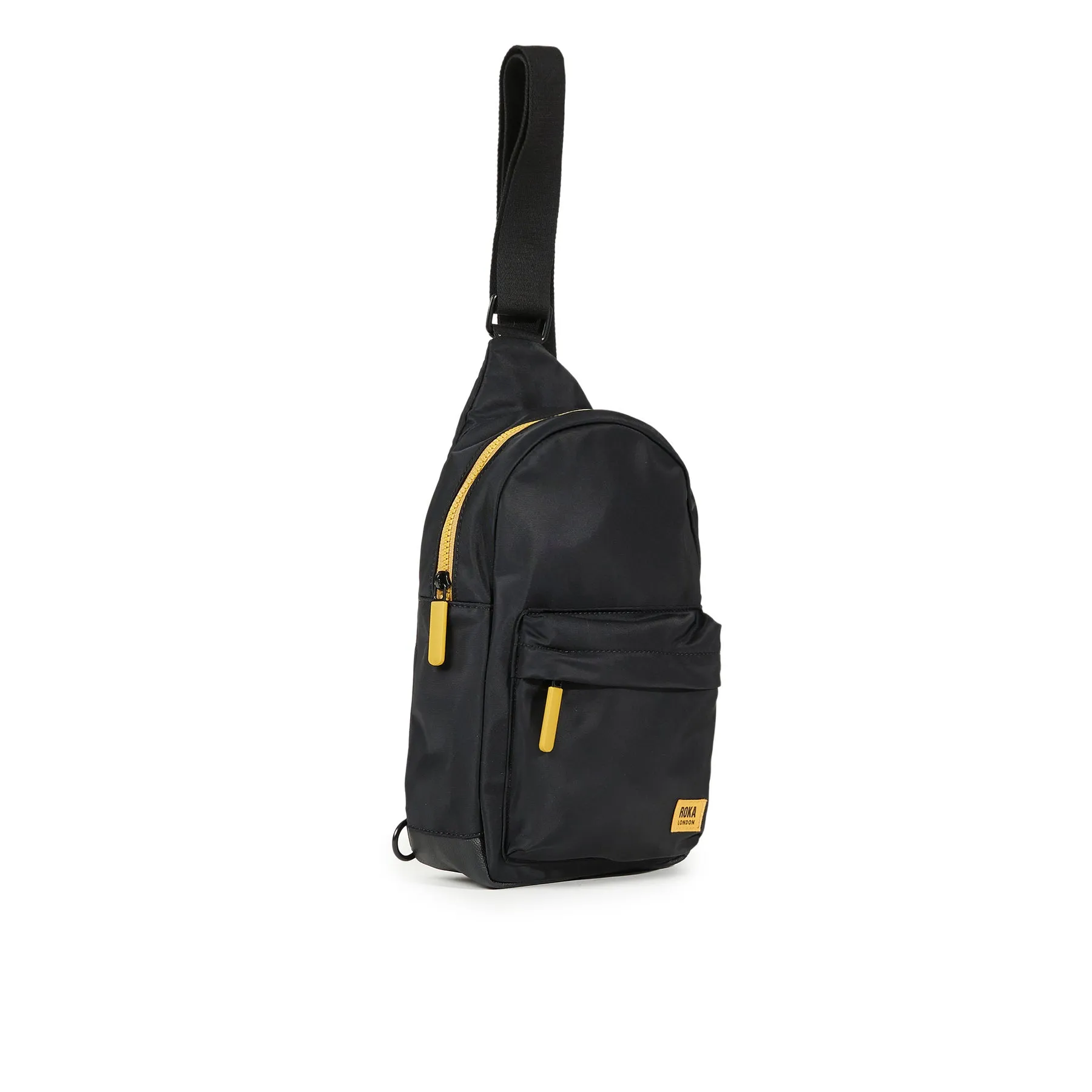 ROKA All Black Willesden B Corn Large Recycled Nylon Bag